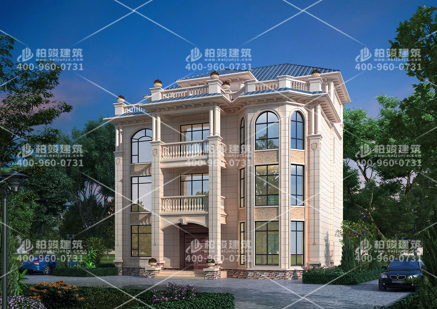 廣東吳總定制三層自建房設(shè)計(jì)圖，絕配！