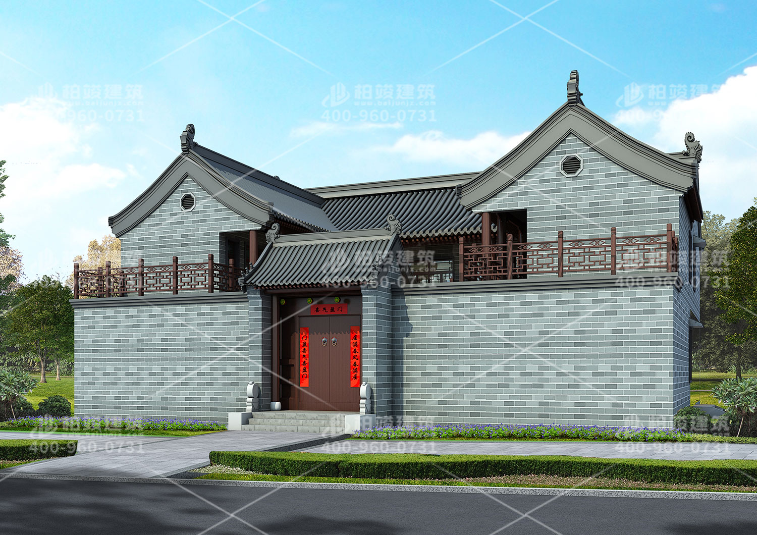 農村自建房圖紙大全，中式風格好房子。