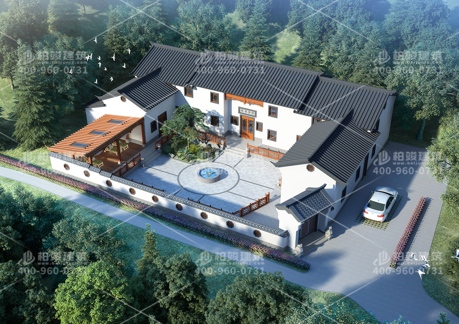 二層半自建房設計，空間完美的發揮了作用。